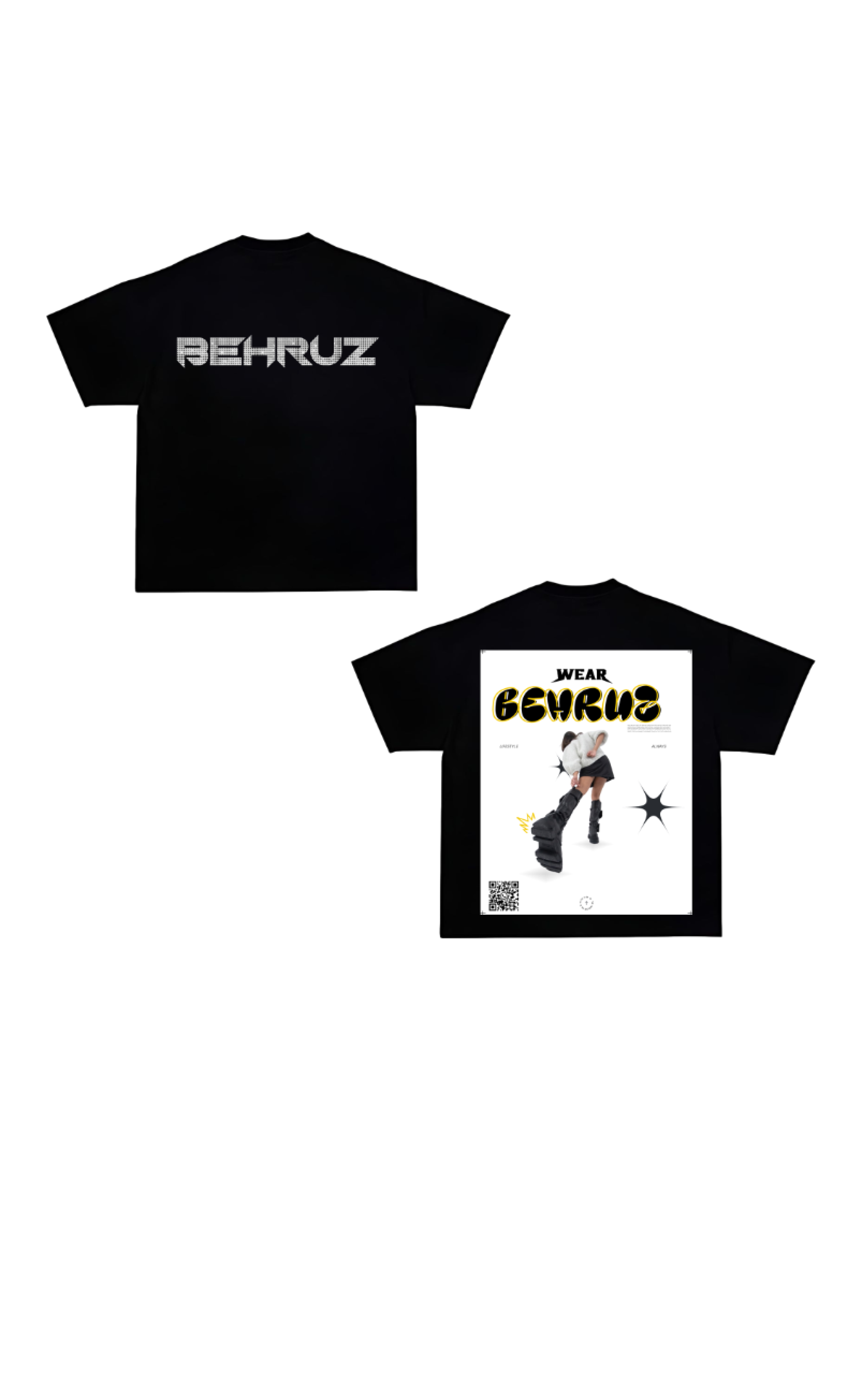 STONED DARK VERSION BEHRUZ TEE image