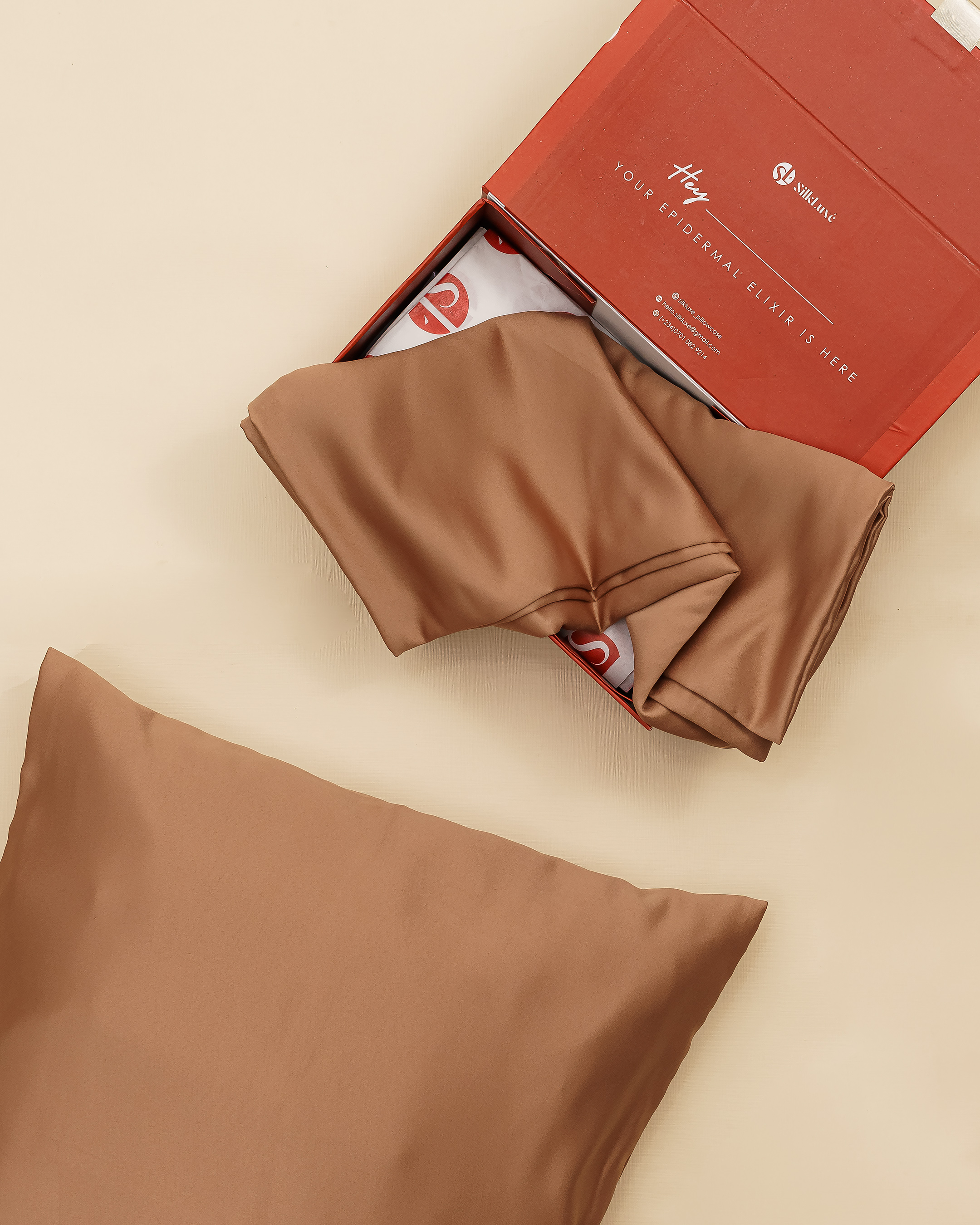 Nude Silk Pillowcase image