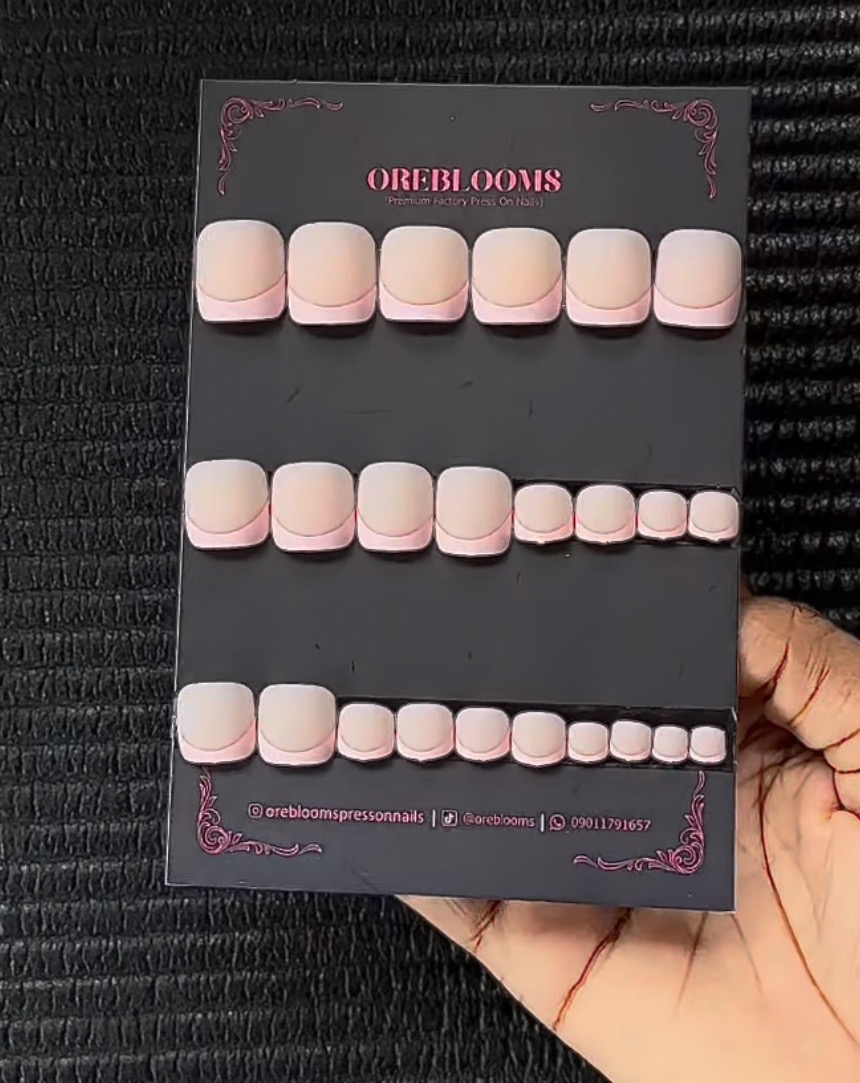 TN42 Matte French Tip Toes image