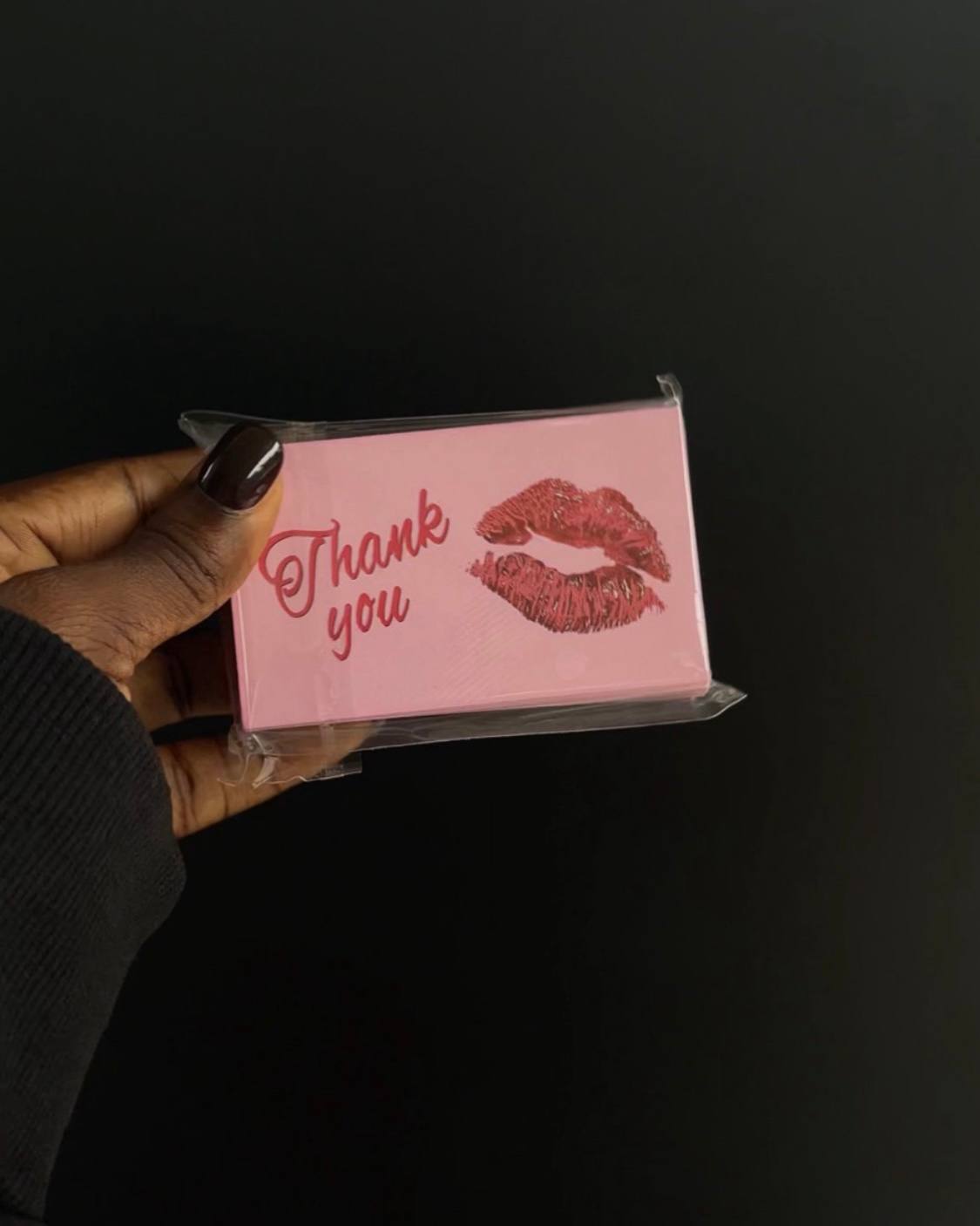 Thank You Card - Lip Mark image