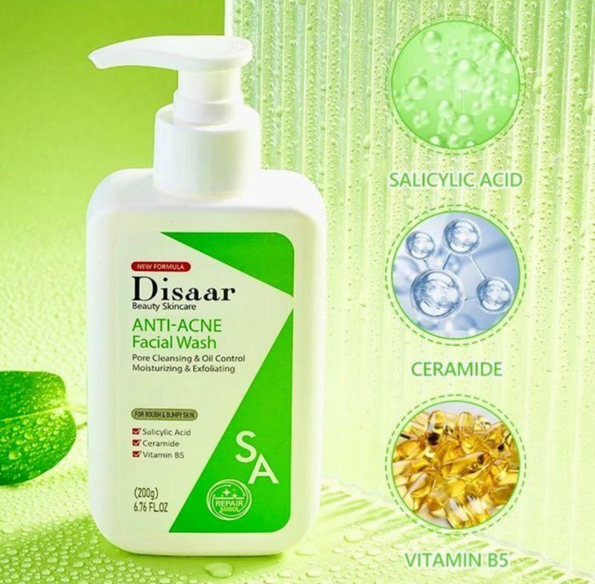 DISAAR ANTI-ANCE FACE FACIAL WASH image