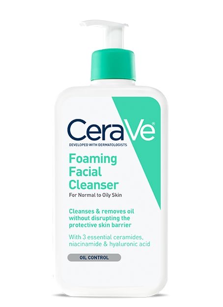 CeraVe foaming facial cleanser  image