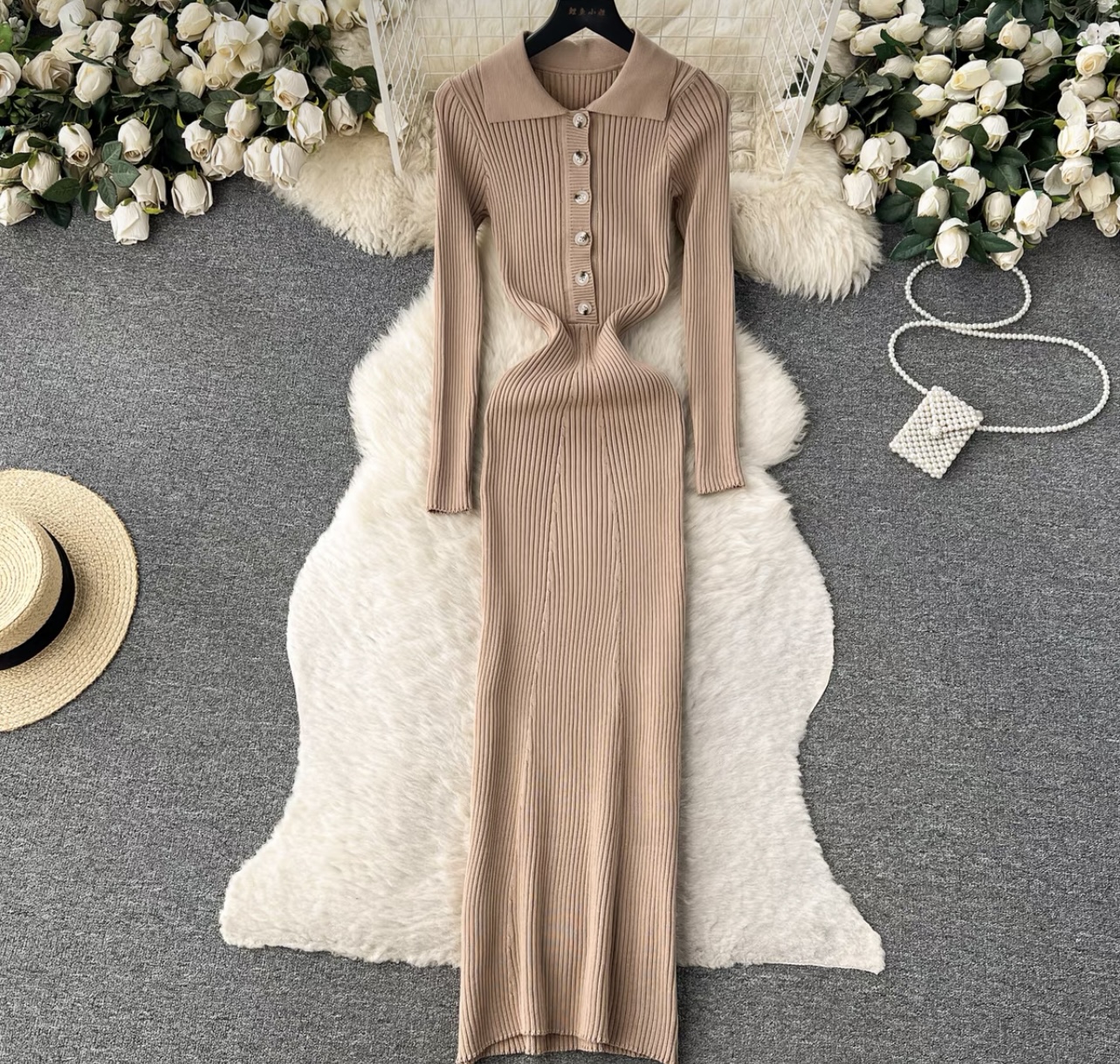 On the list knit gown KBC72 image