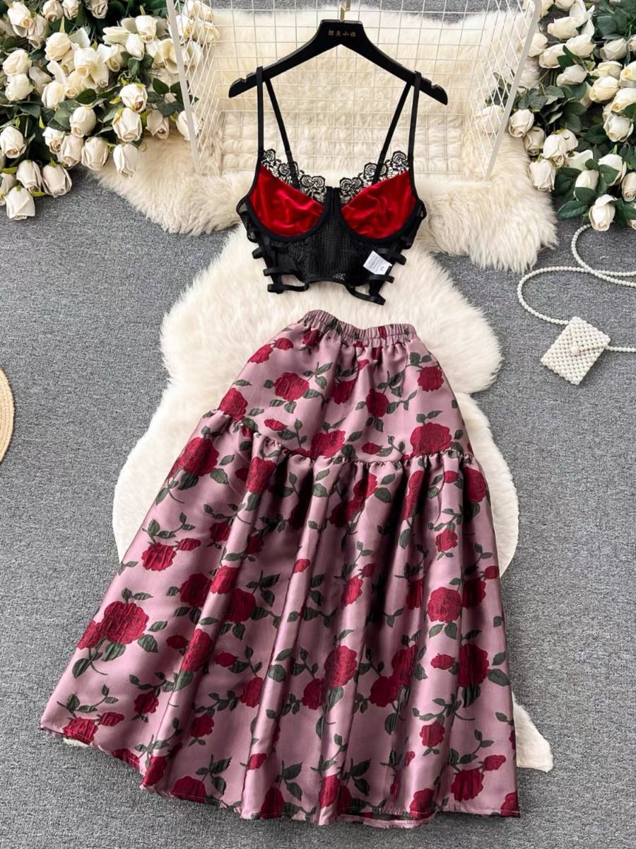 Glamorous Barbie floral set TPZZ2613 image