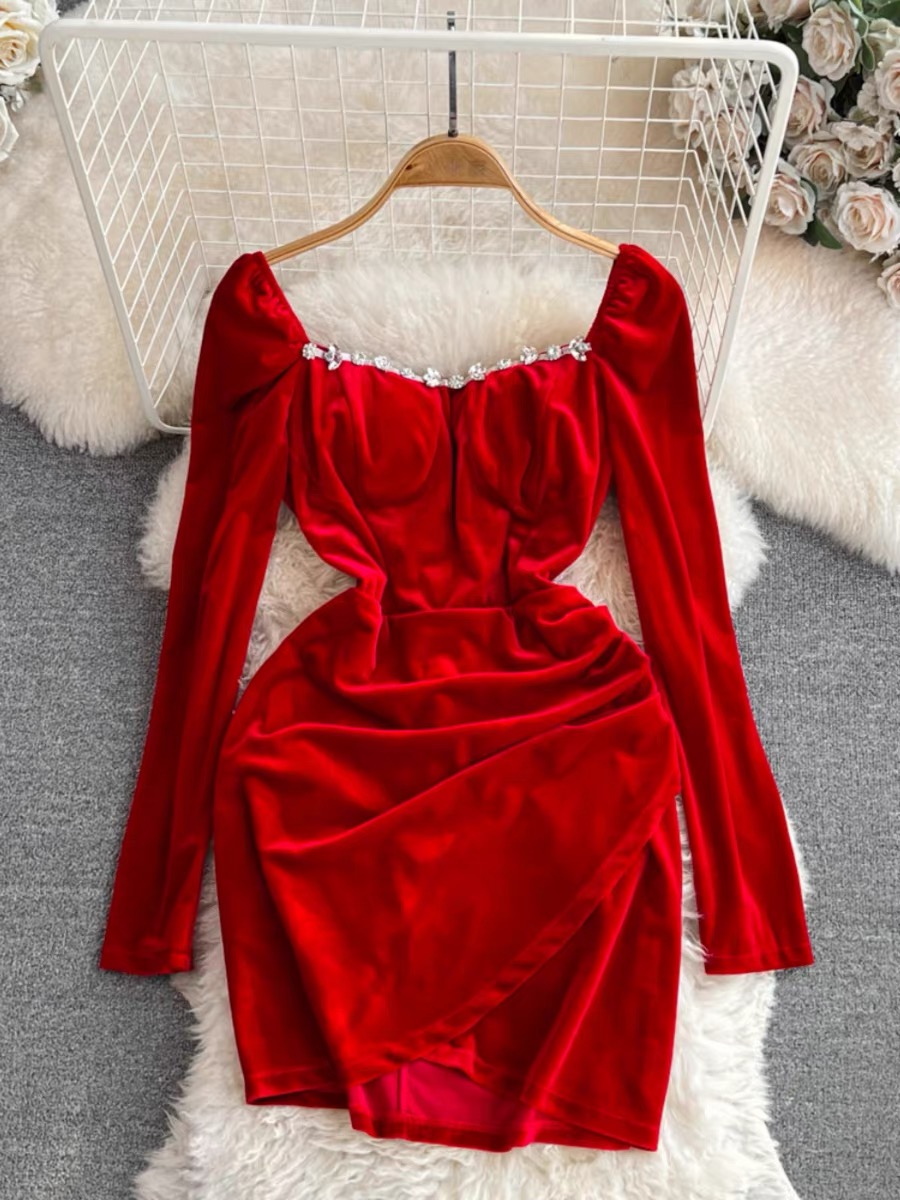 Never the same velvet dress FD464 image