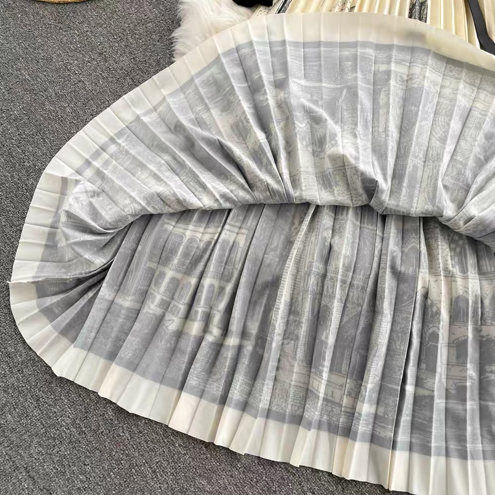 Tall home town print dress KD107 image