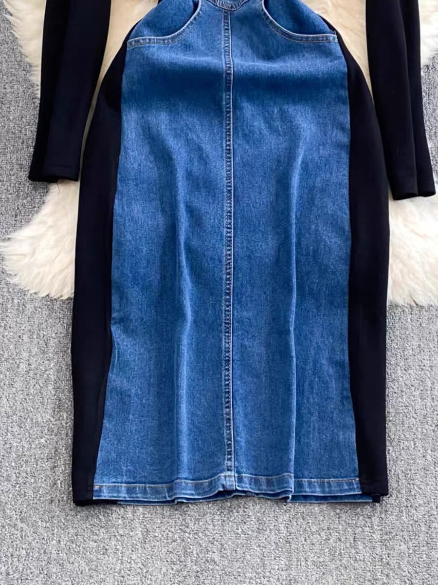 Gimme some love denim dress DBC11 image