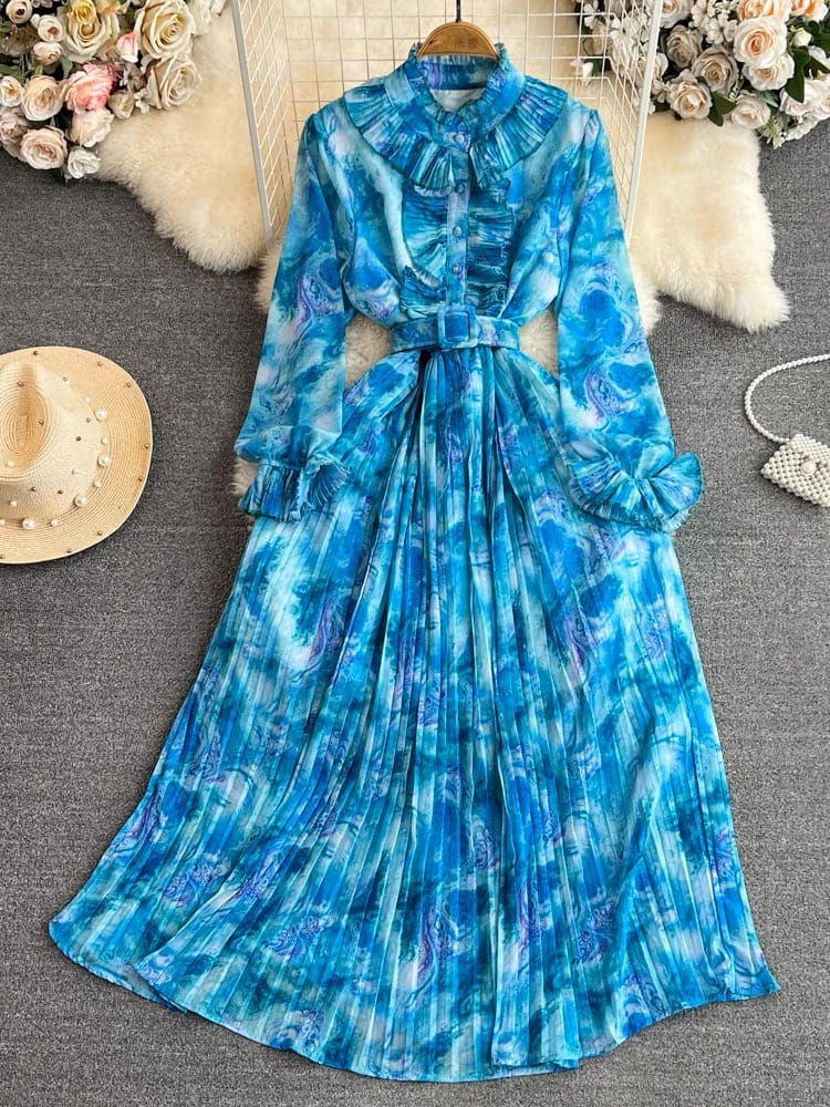 Stay in your circle floral dress CD280 image