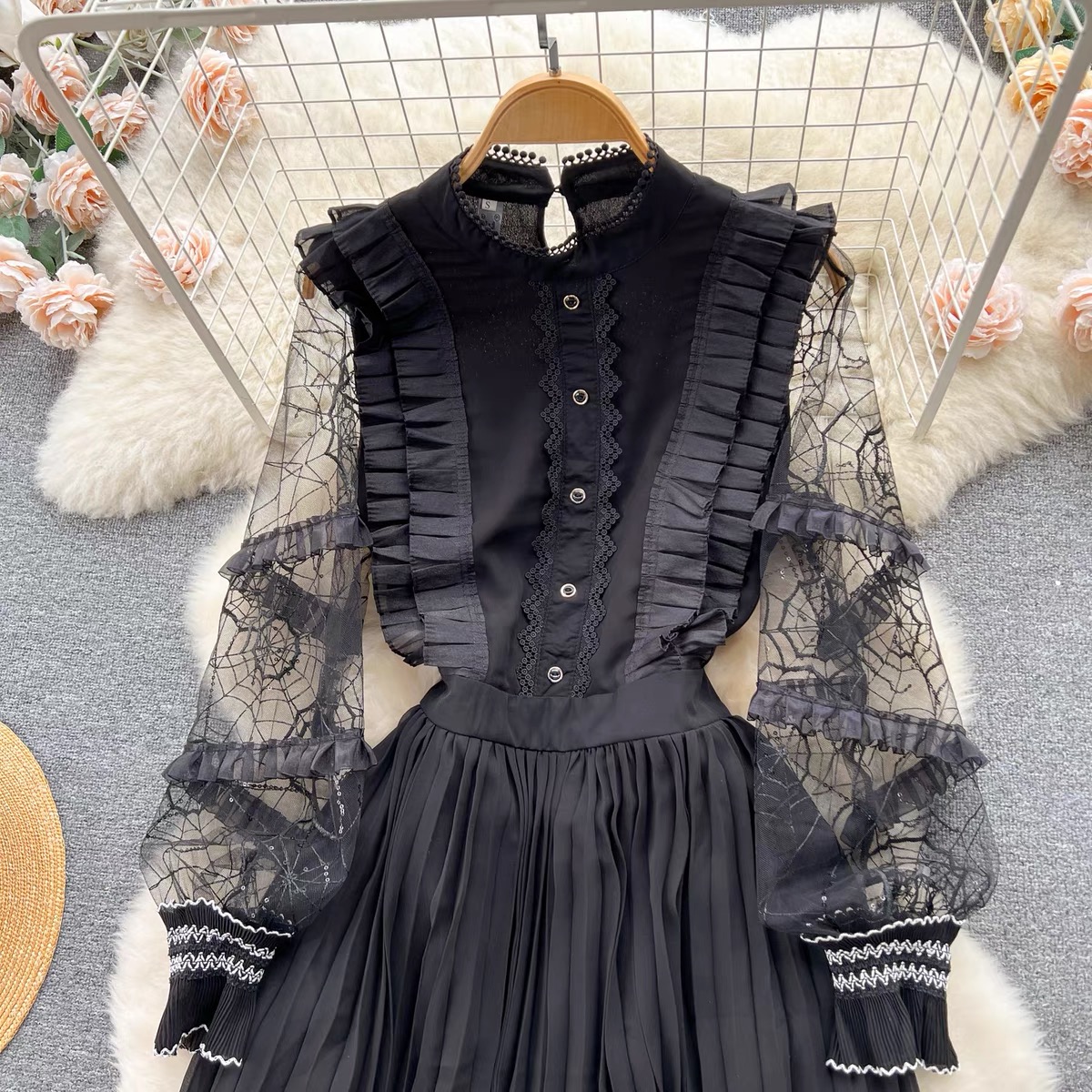 Cocktail queen black dress FD223 image