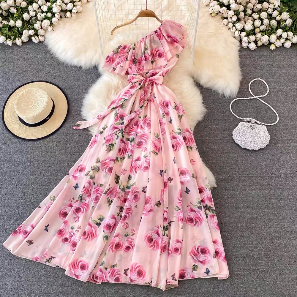 All the attention floral dress CD55 image