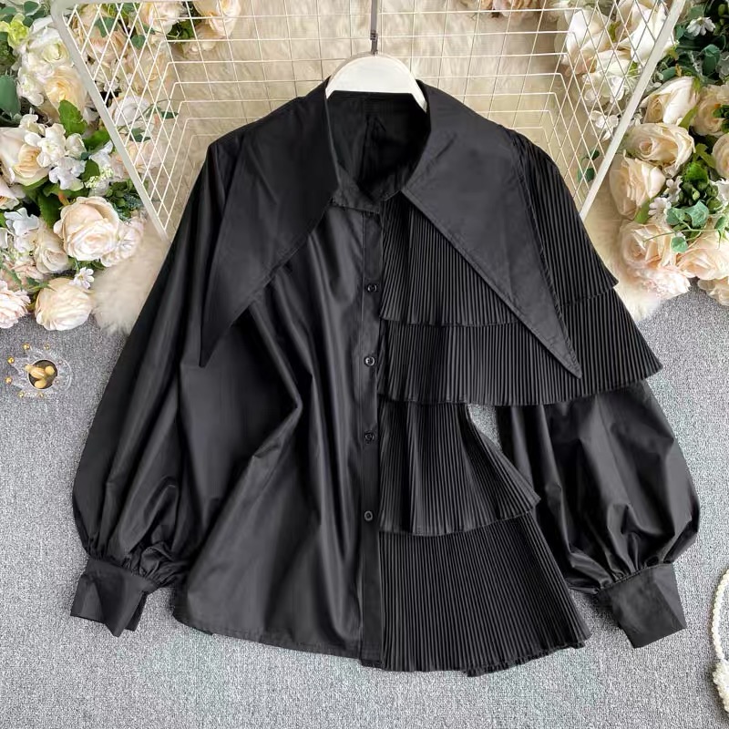 No shorts cut pleated style shirts SDZZ180 image