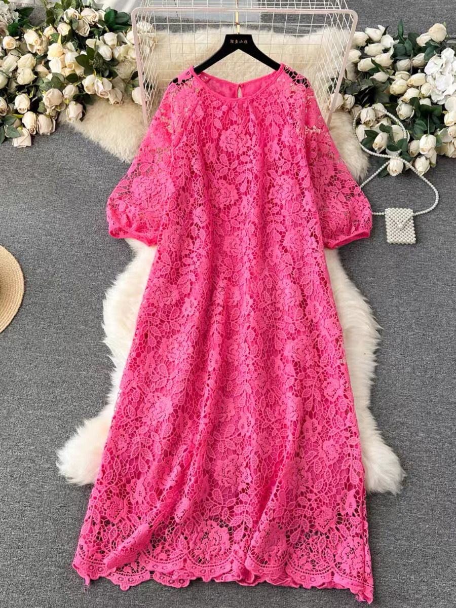 Find me by the beach lace dress FD538 image