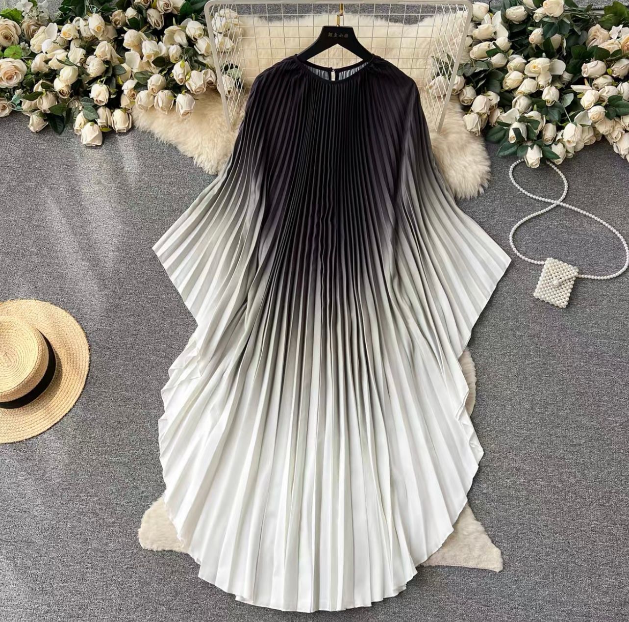 Rich aunty flamingo dress CD375 image