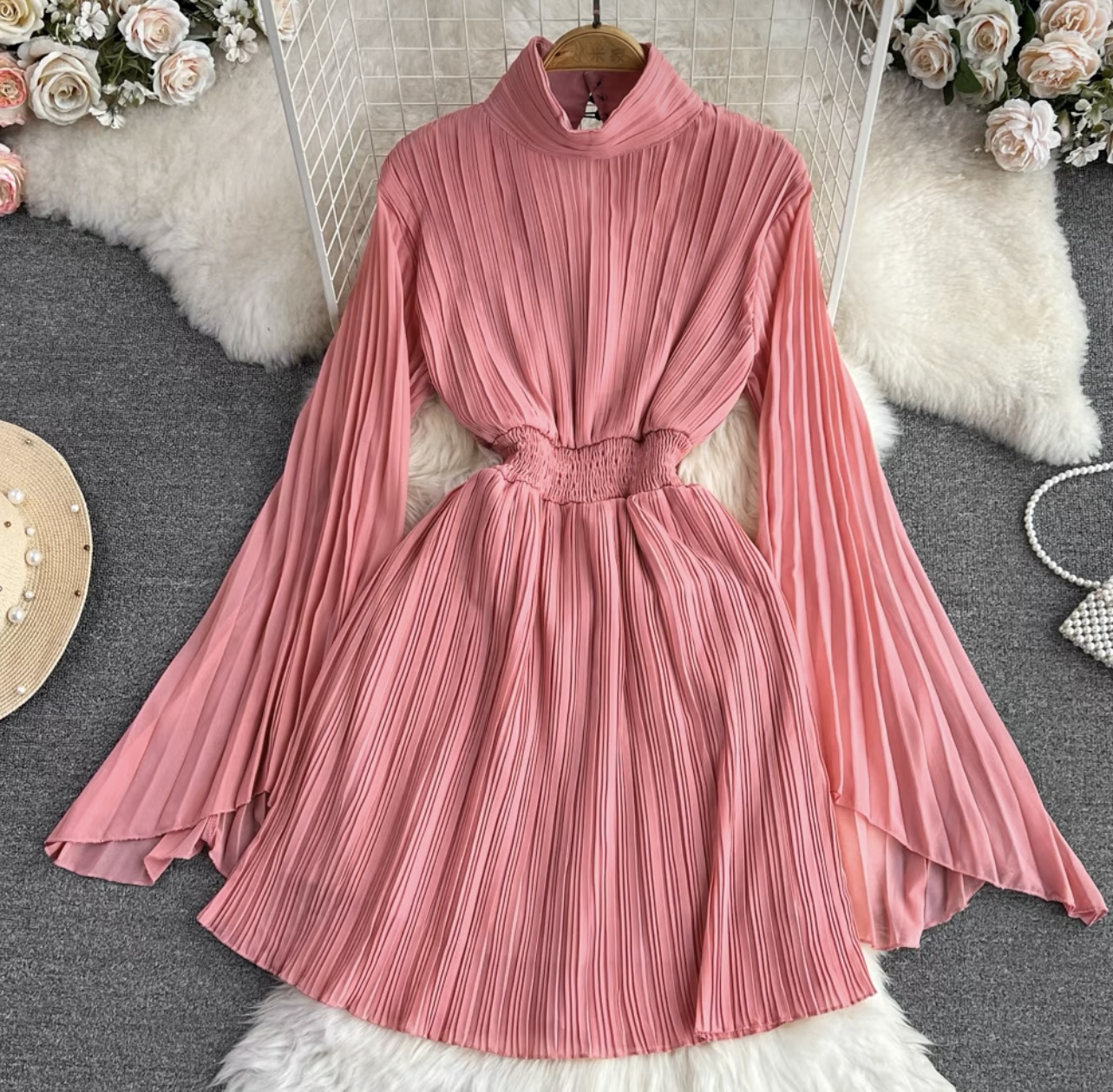 Stunning beauty midi dress CD273 image