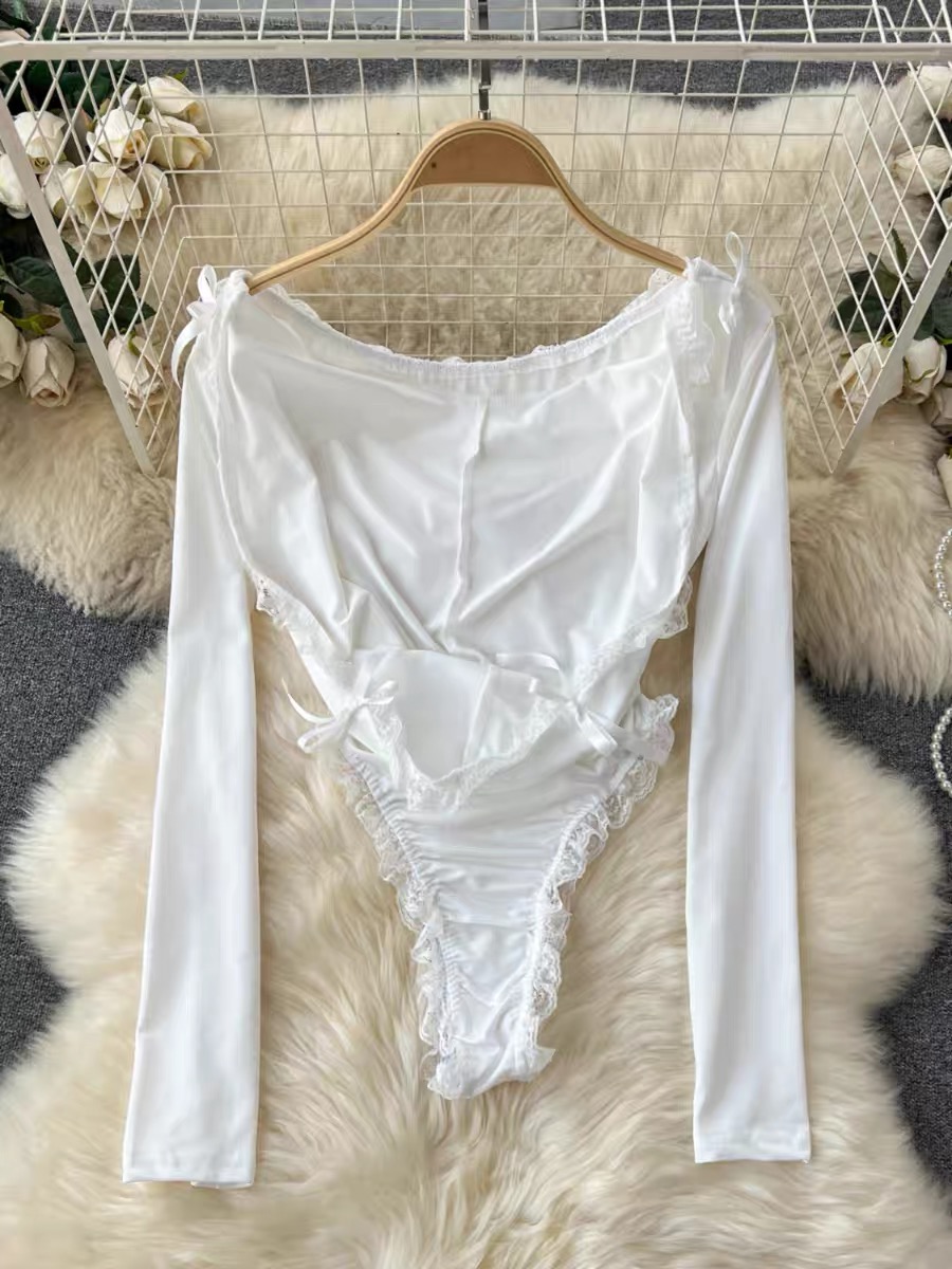 Shake it off bodysuit hoodie top TZZ2429 image