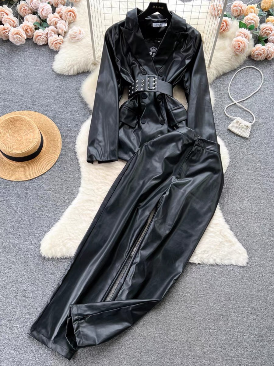 Star of the show leather suit set TPZZ3373 image