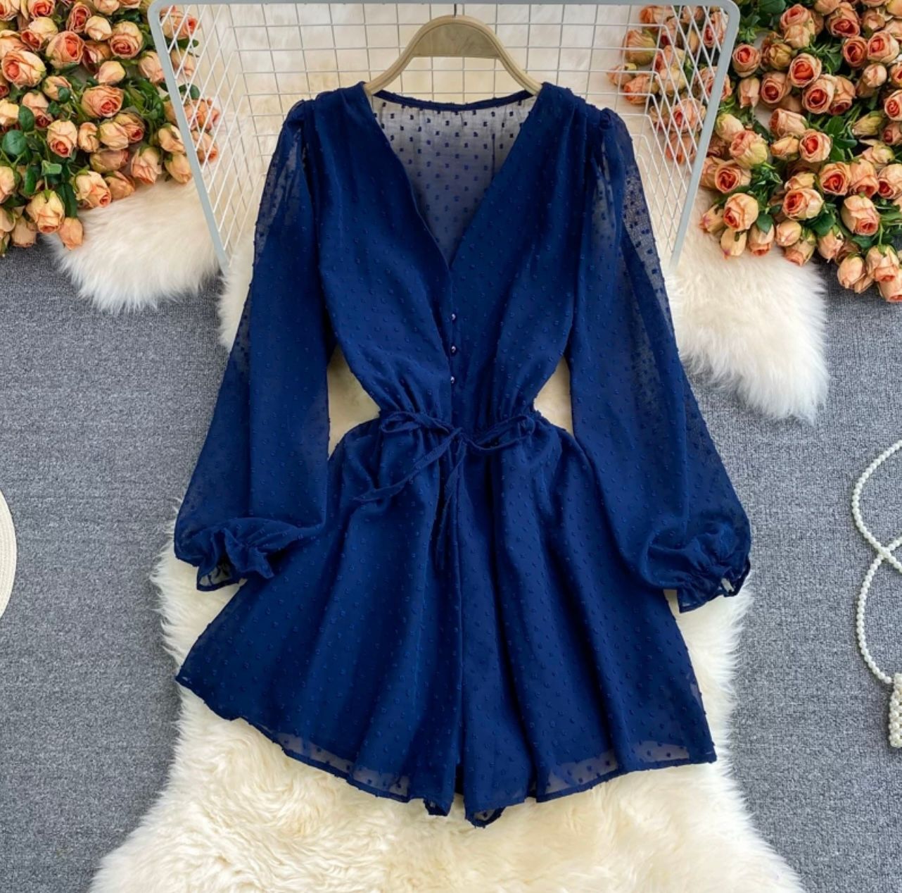 Setting the mood cotton jumpsuit JRZZ516 image