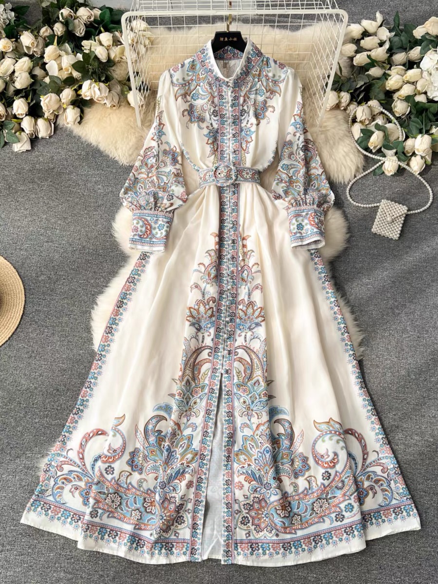 Closer to you print dress ED174 image