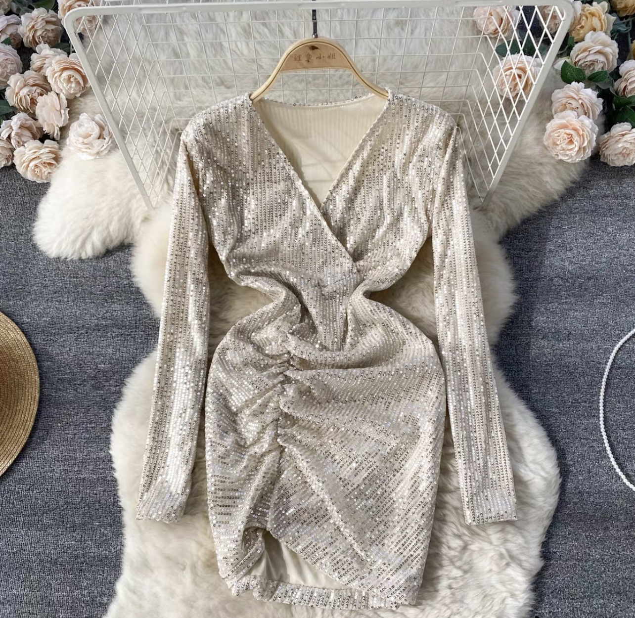 Walk around town sequin dress EBC131 image