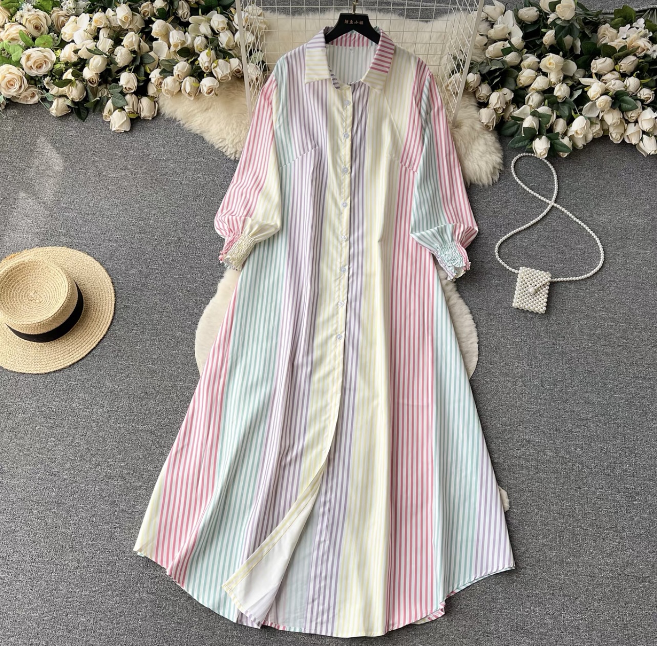 Exclusive invite shirt dress DZZ3398 image