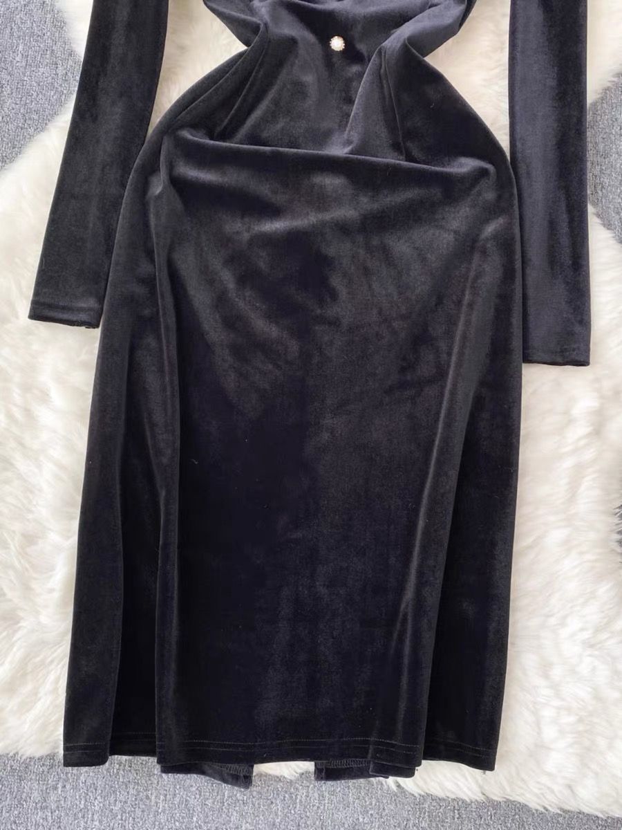 Nadia velvet dress FBC59 image