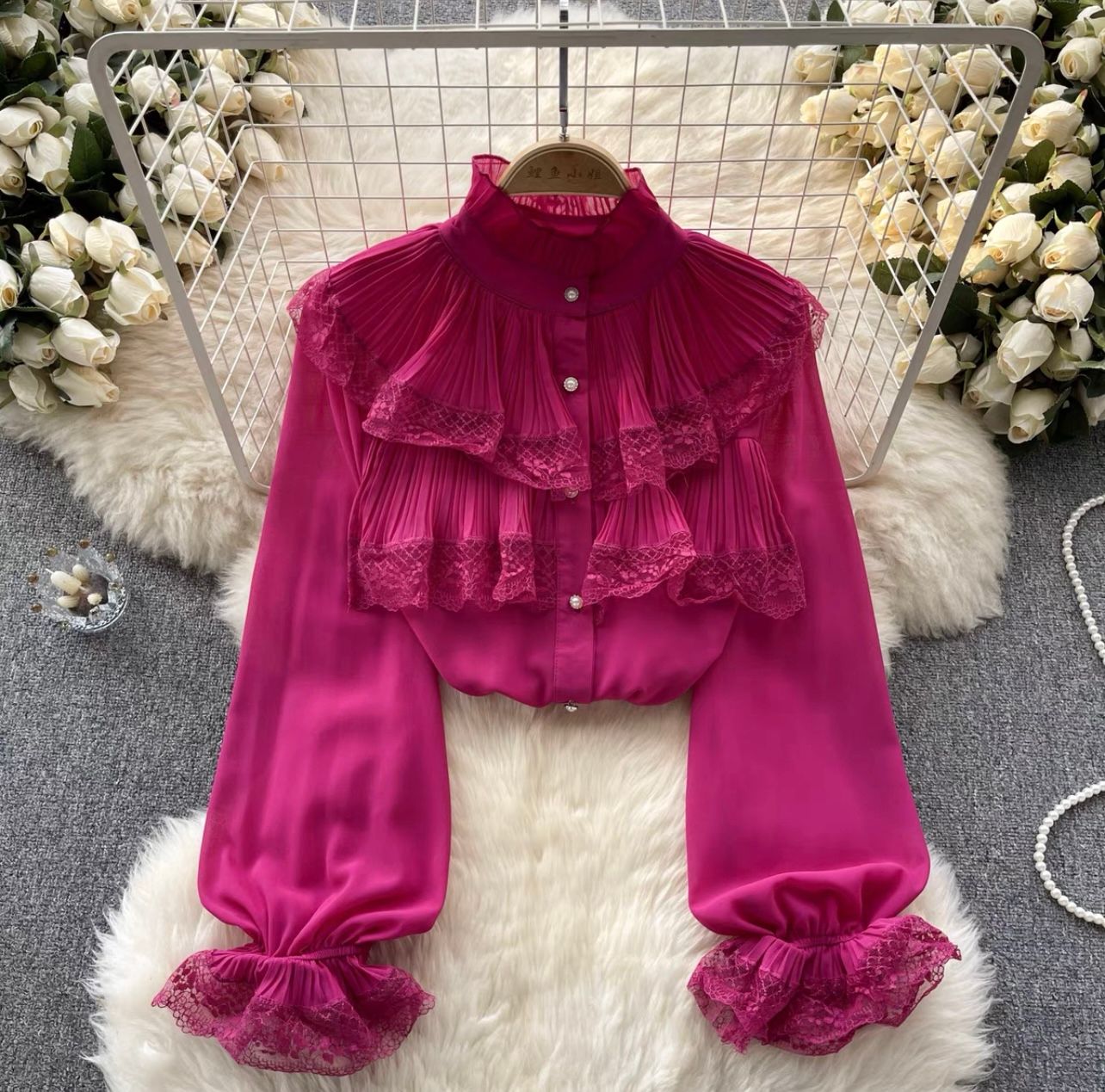 West coast babe lantern blouse BE316 image