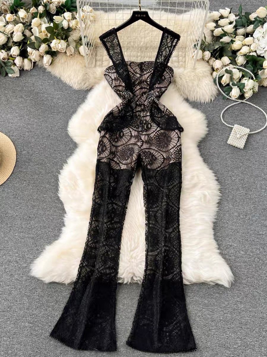 On my best behaviour lace jumpsuit JRZZ652 image