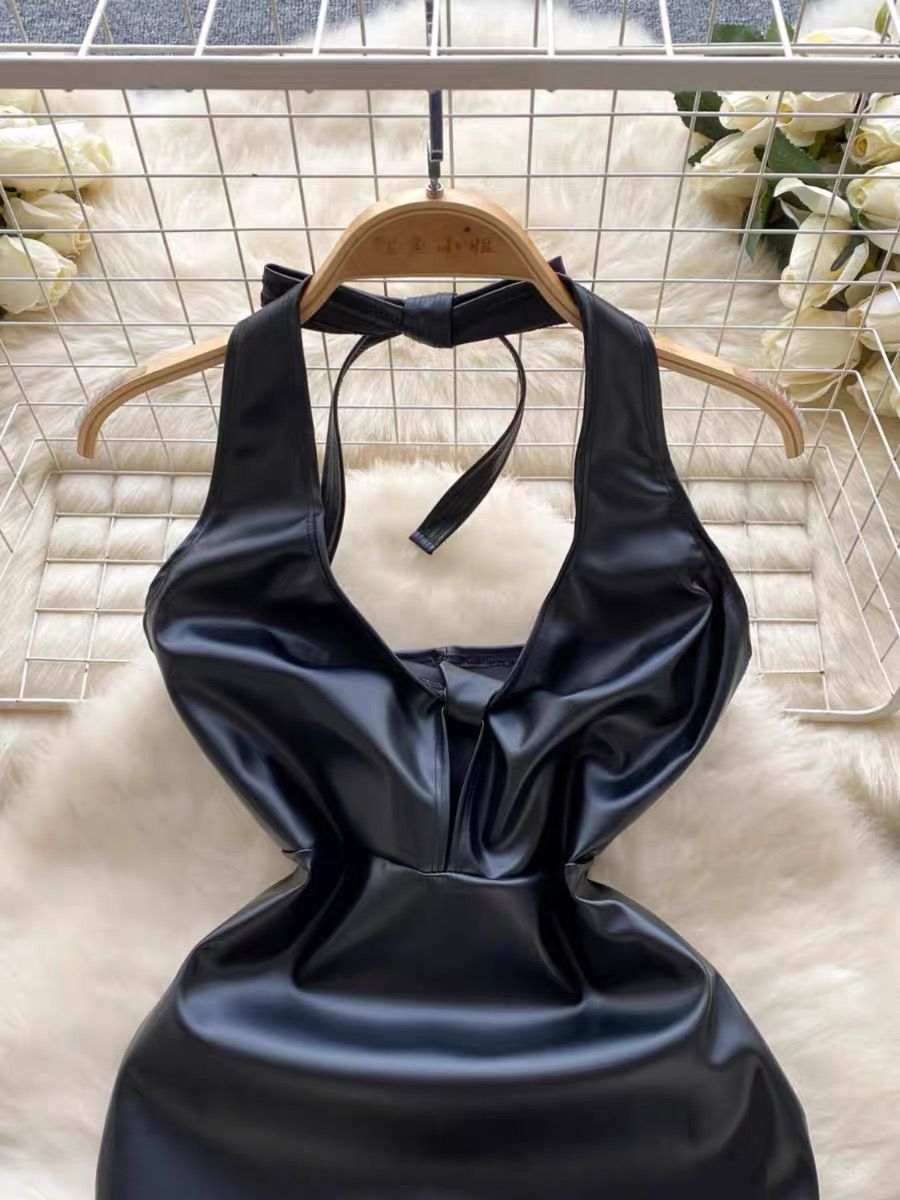 So effortless leather dress CBC439 image