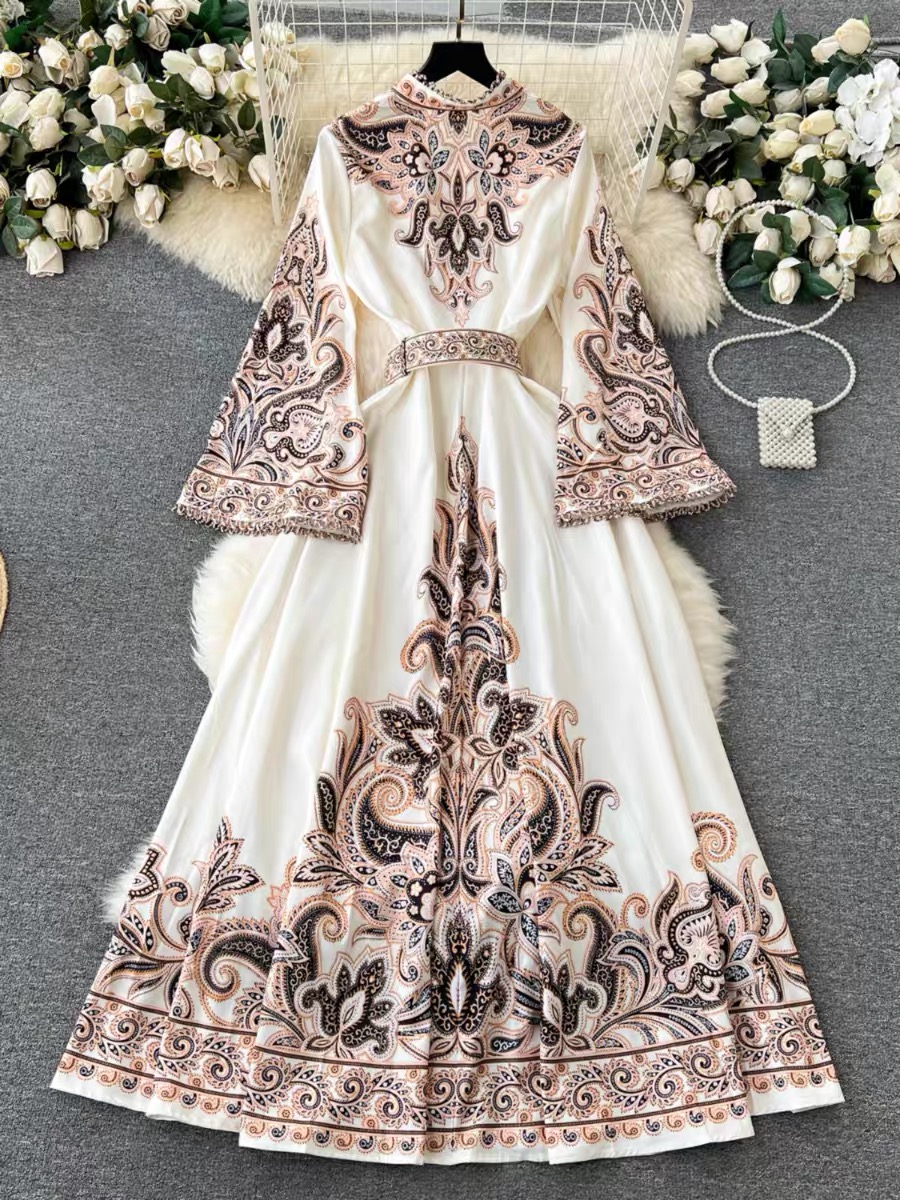 No more love to give print dress ED188 image