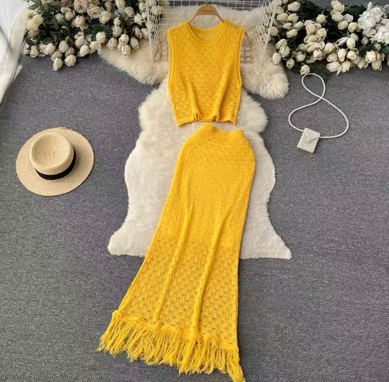 Out here again knit set TPZZ2150 image