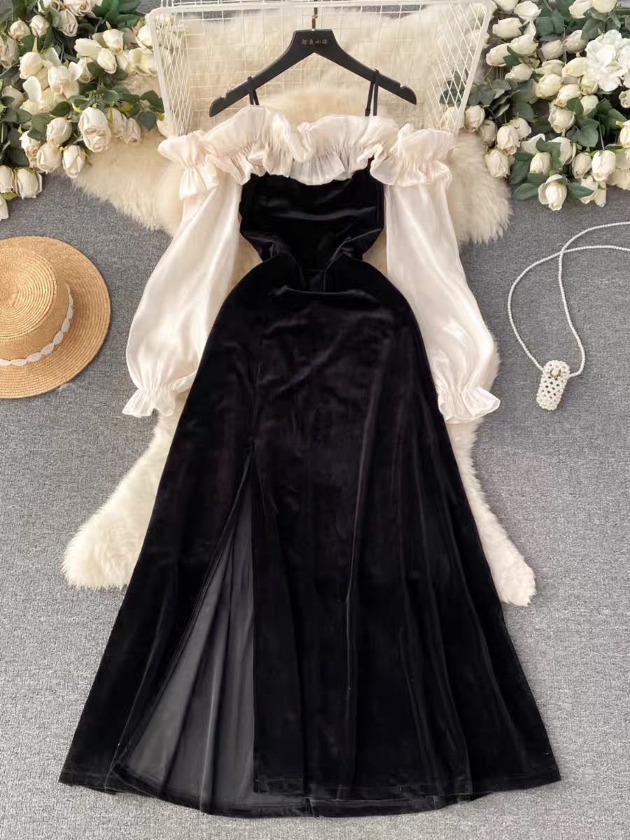 Valencia beauty velvet dress CD611 image