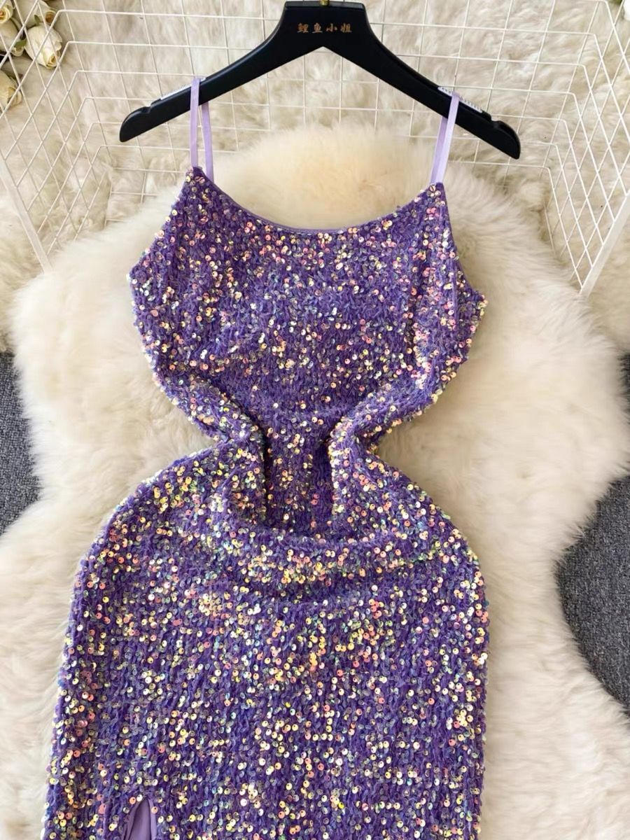 Night party sequin dress EBC77 image