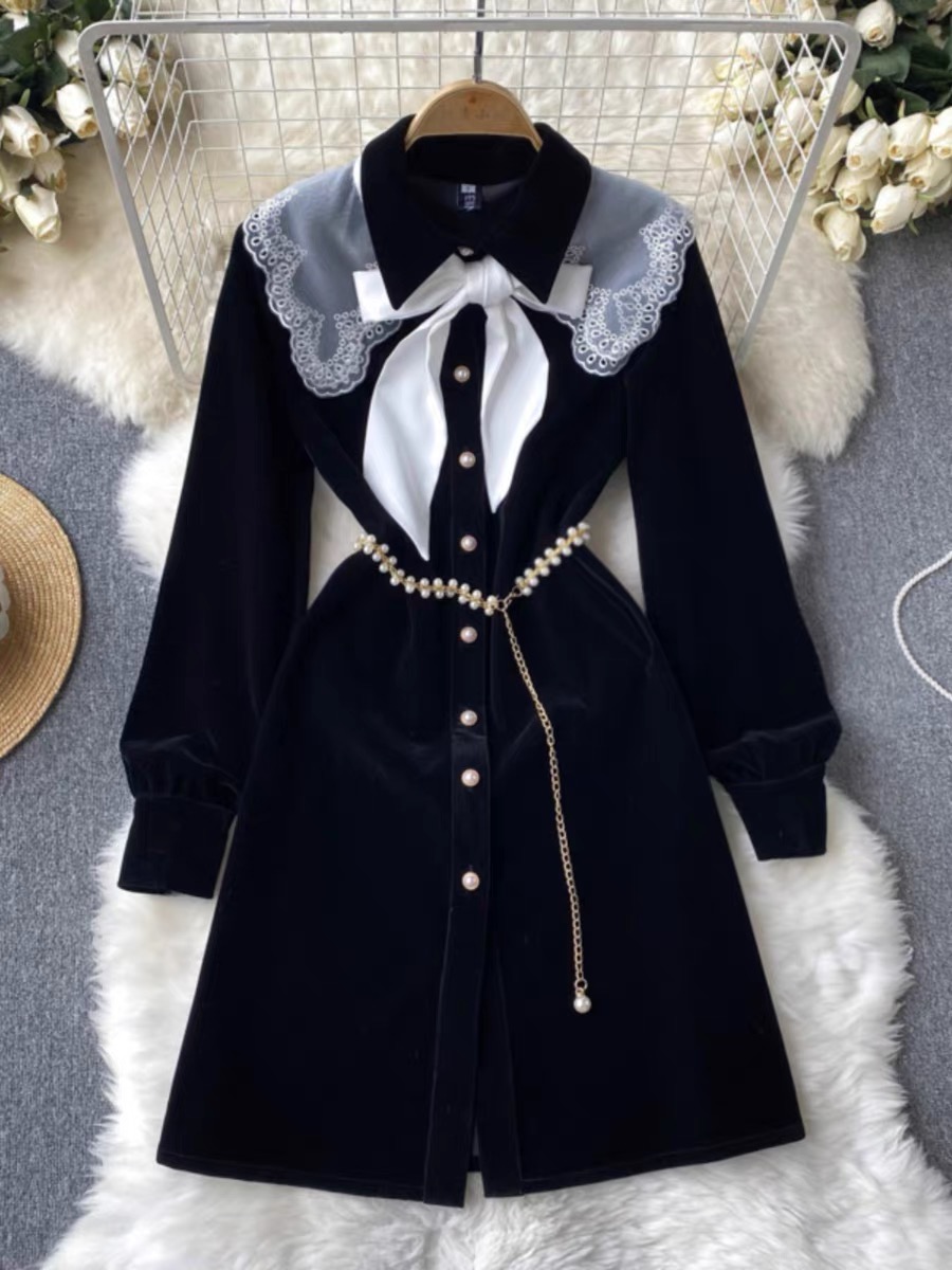 Fit for a royal cashmere dress FD254 image