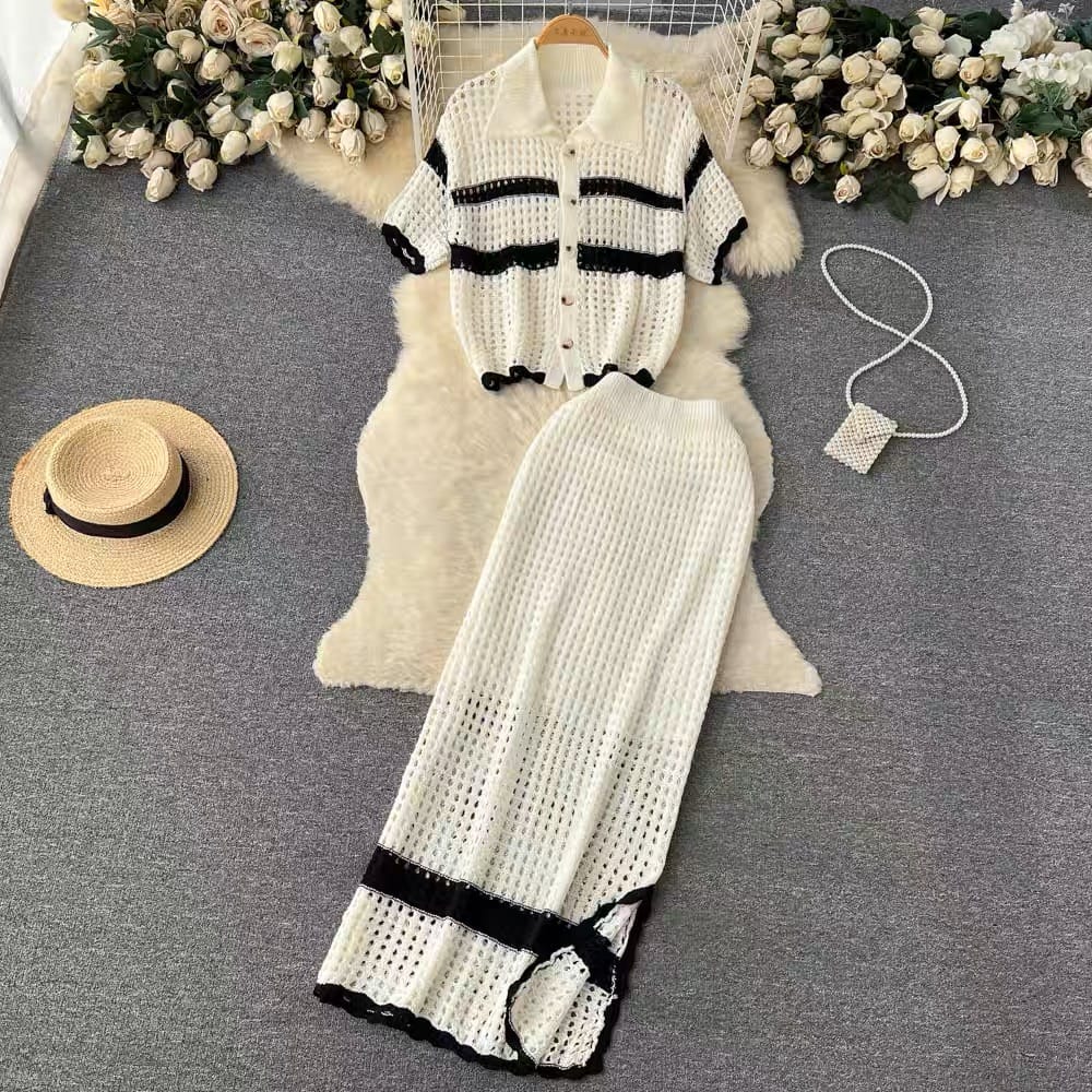 Crotchet & knotted classy set TPZZ899 image