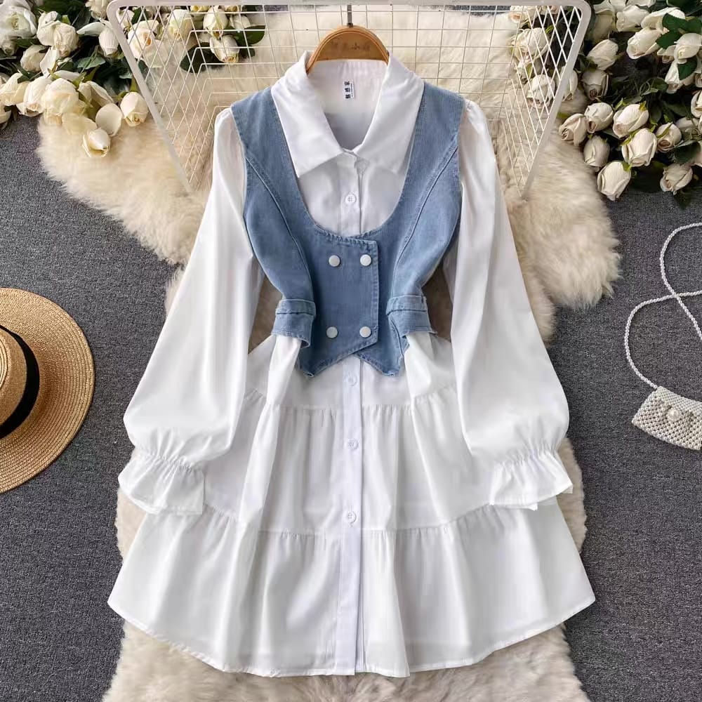 Been looking for you shirt dress & denim SDZZ612 image