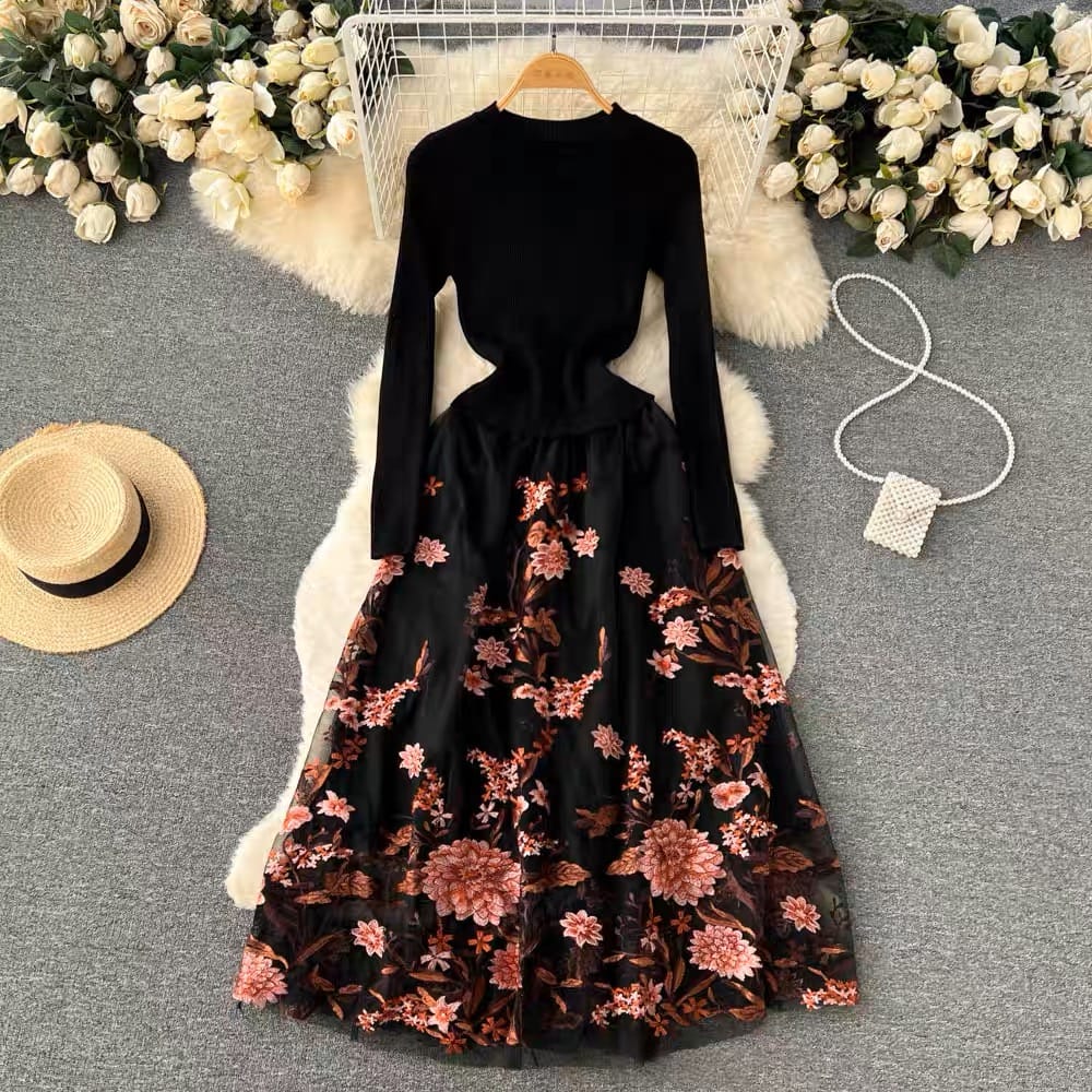 Only one you need brocade dress FD131 image