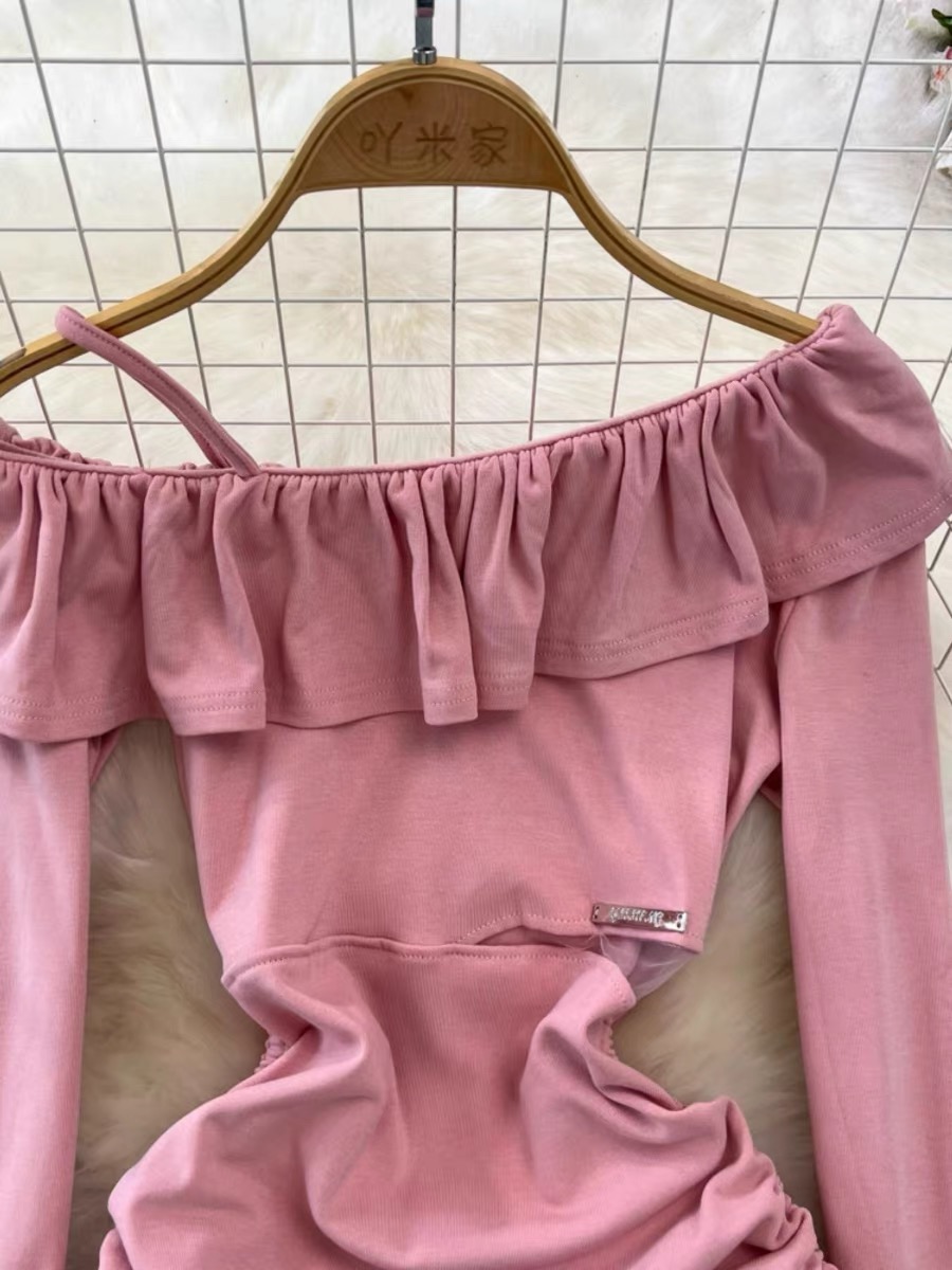 Love me more dress ruched dress CBC372 image