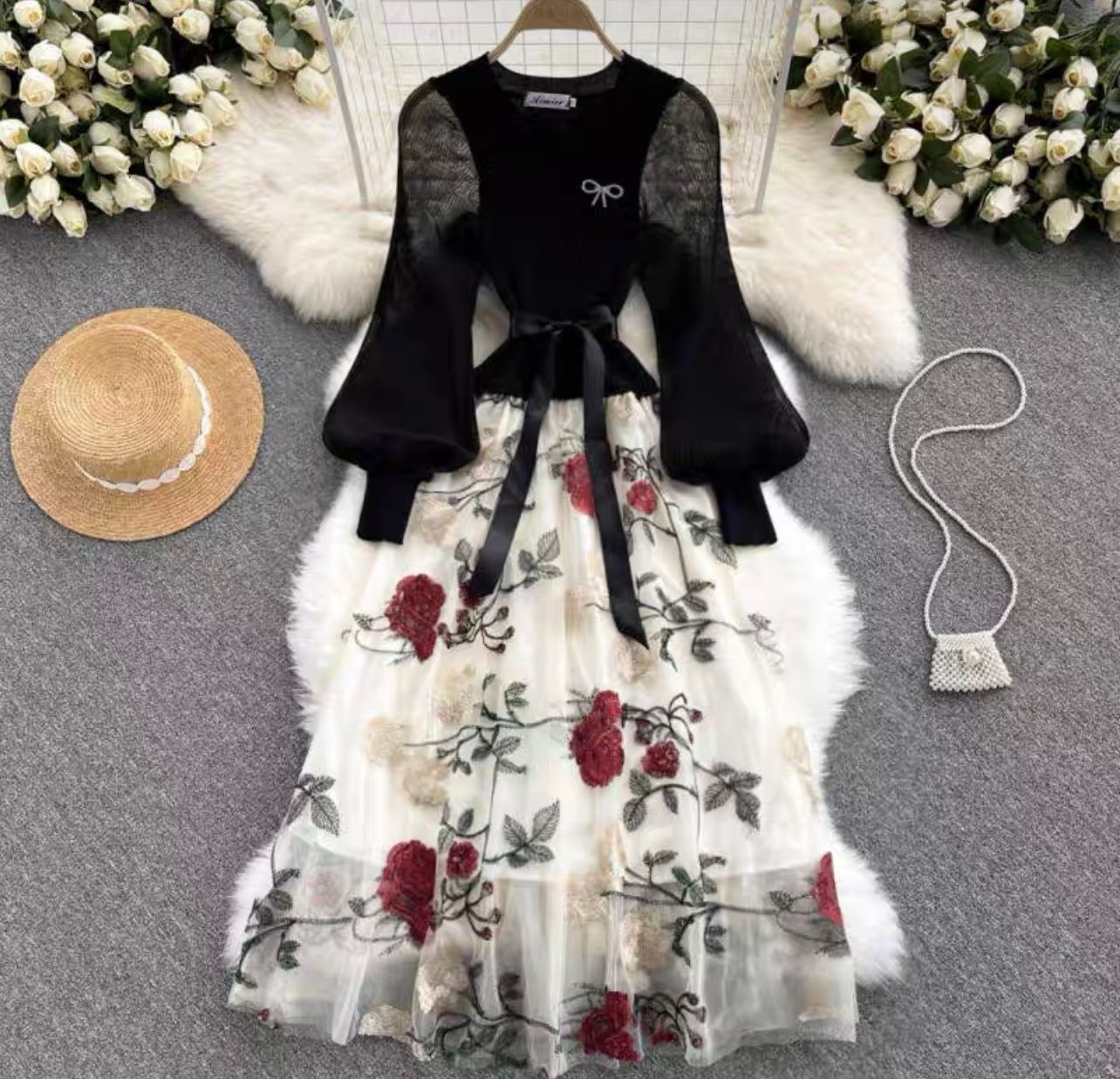 Breezy night flowy dress FD65 image