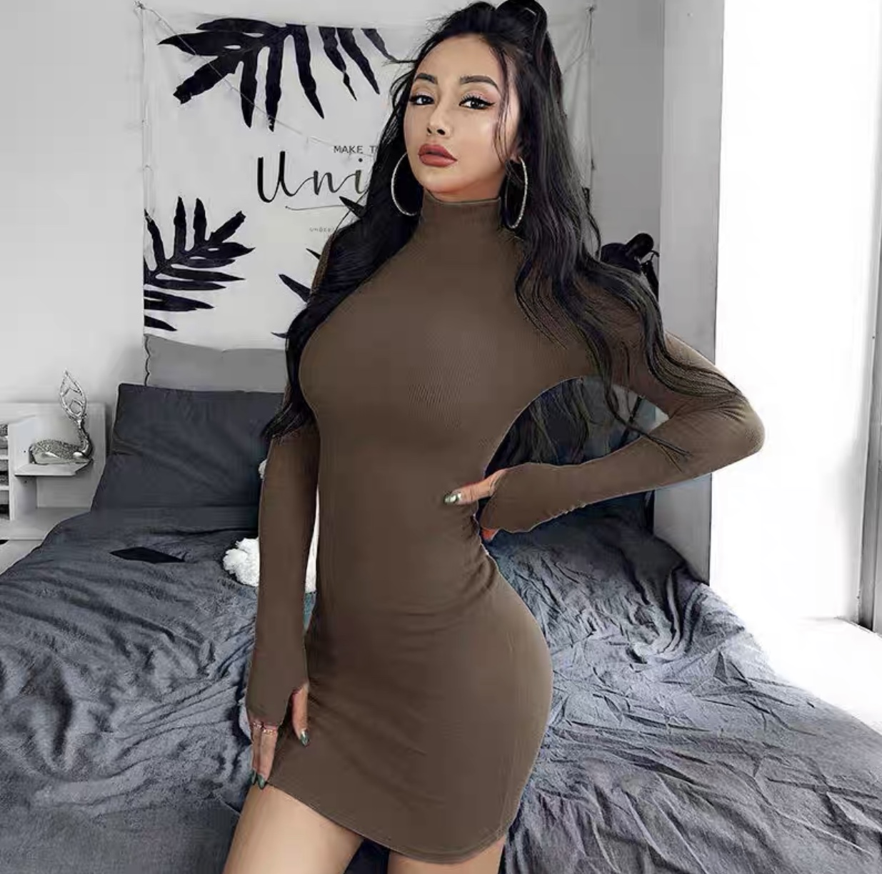 Out of this world mini bodycon dress CBC3 image