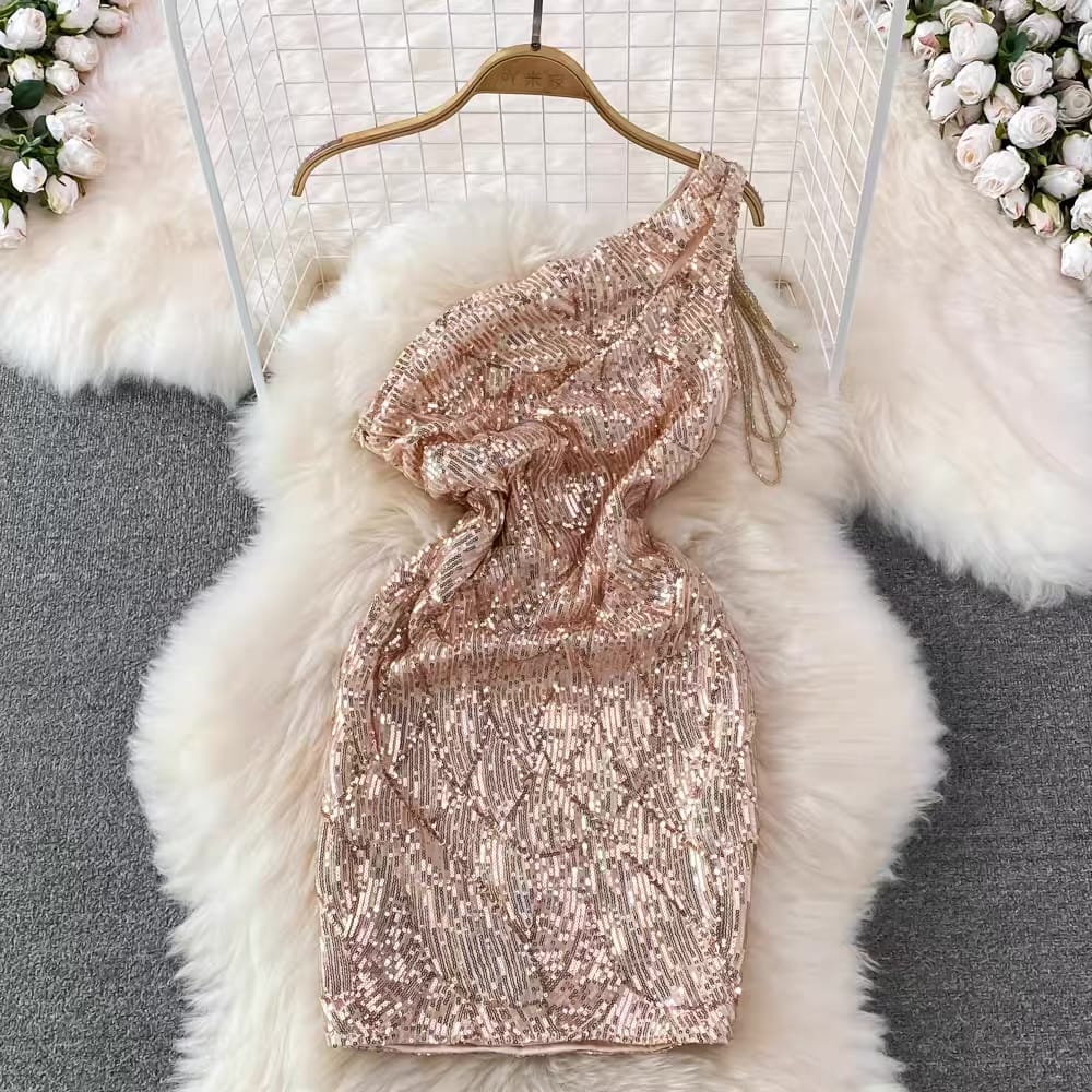 Felicity embellished mini gown CBC36 image