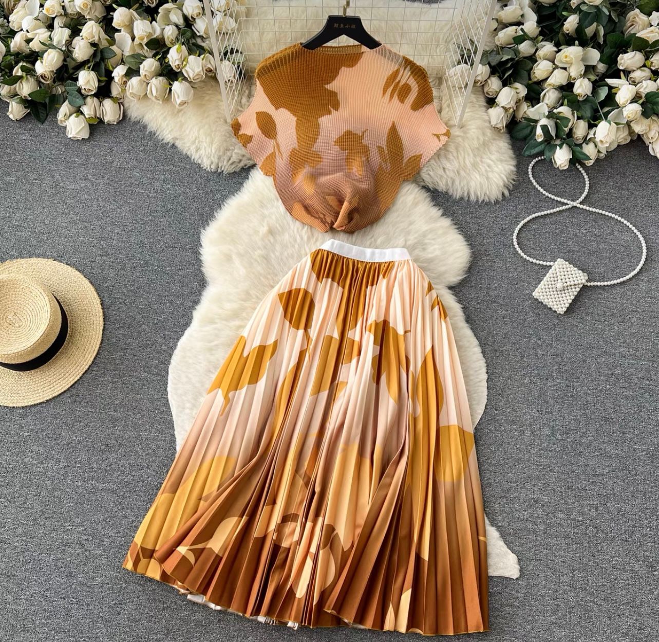 Look this way miyaki top & skirt TPZZ2175 image