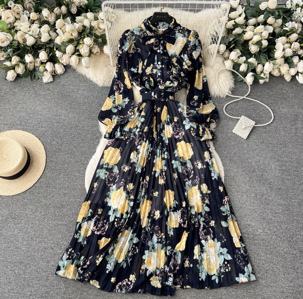 Statue worthy floral dress CD462 image