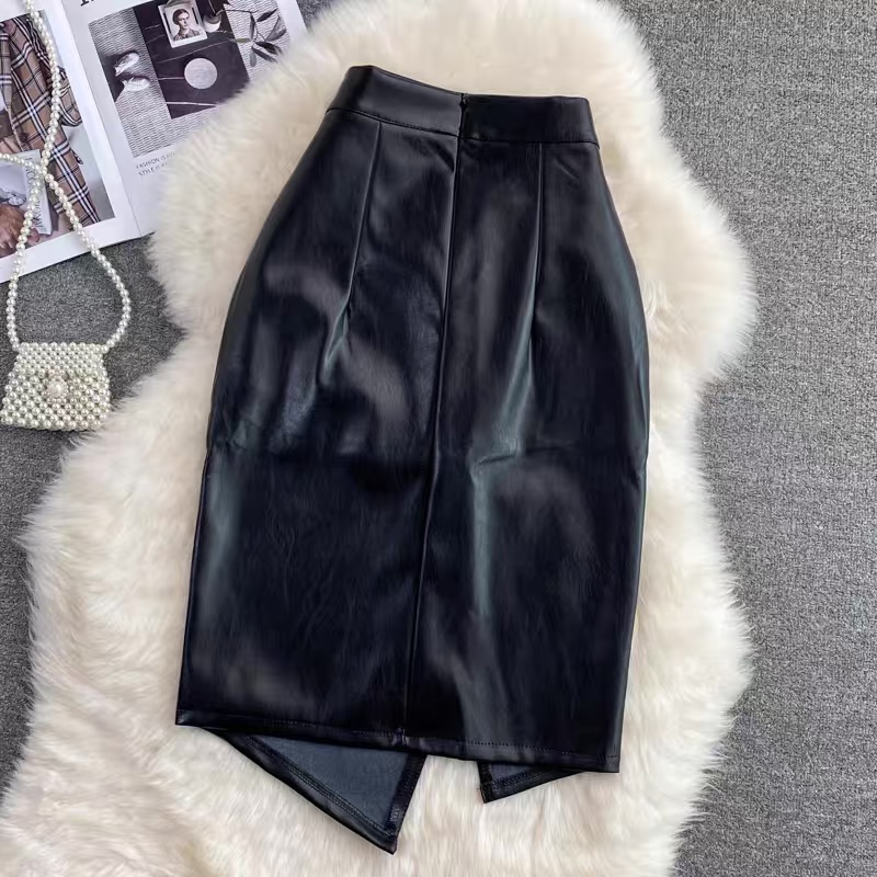 Evening babe leather skirt SZZ180 image