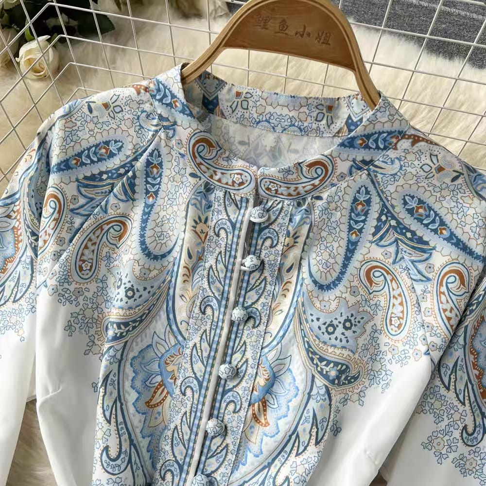 Say no to stress print dress ED7 image