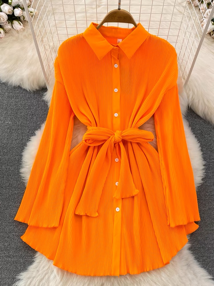 Iconic moment stretchy shirt dress SDZZ802 image