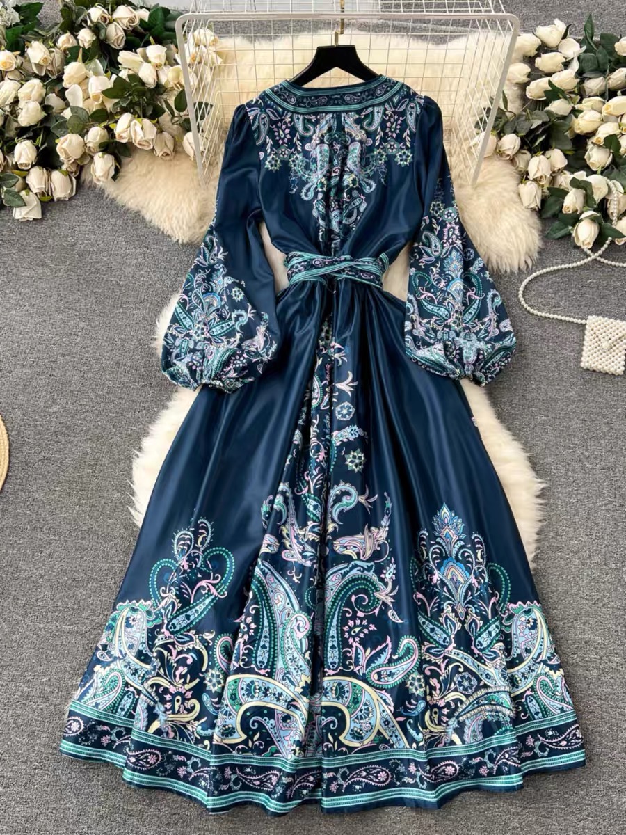 Boujee In paris print dress ED201 image