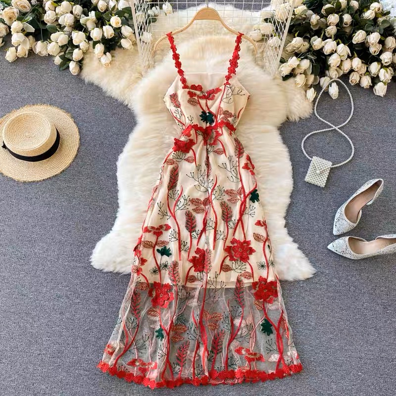 90s baby floral Dress FD122 image