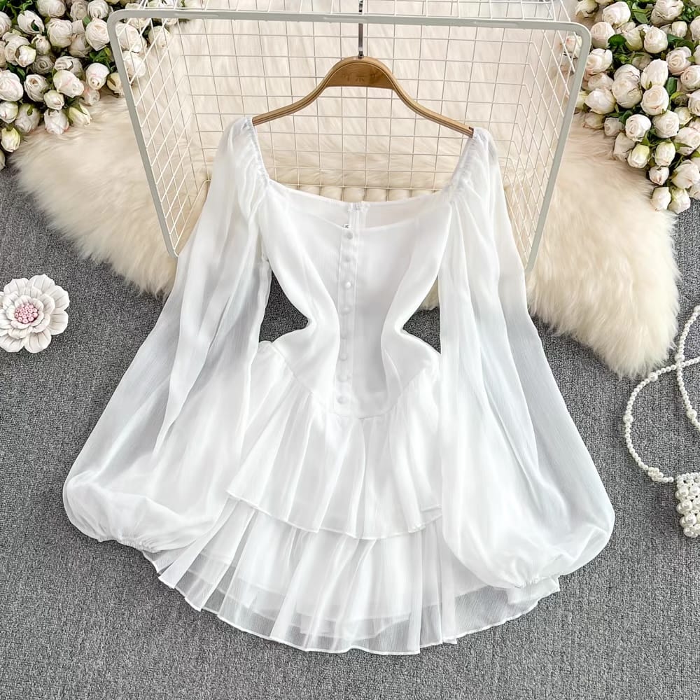 Big princess ruffle dress CD165 image