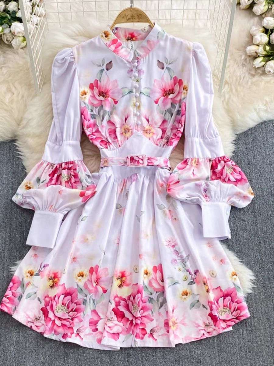 No love lust floral dress ED141 image
