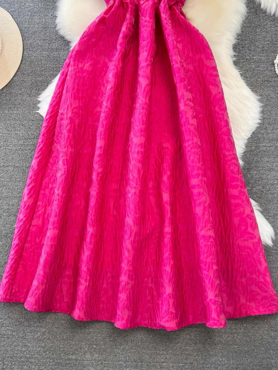 Luxurious shopping brocade dress  EVD101 image